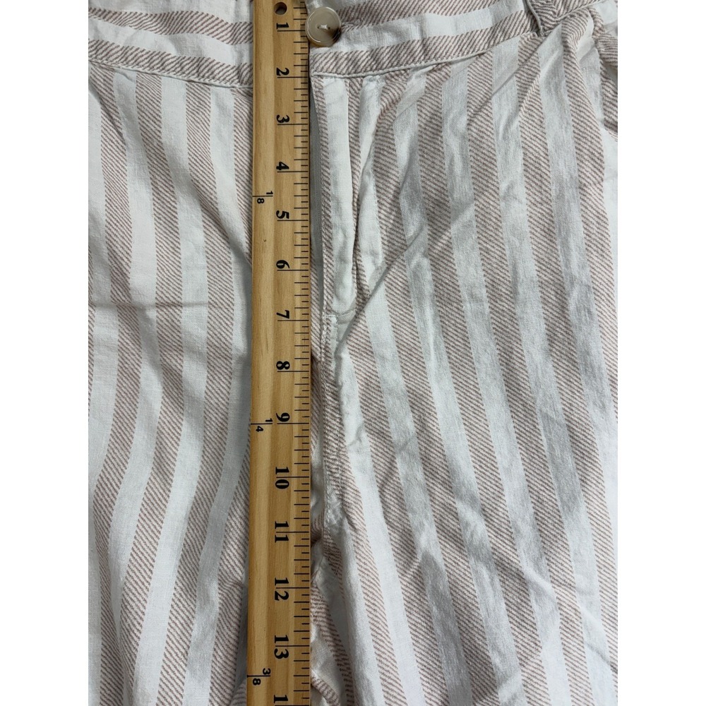 torrid Beige and White Striped Wide Leg Pants - Picture 13 of 15